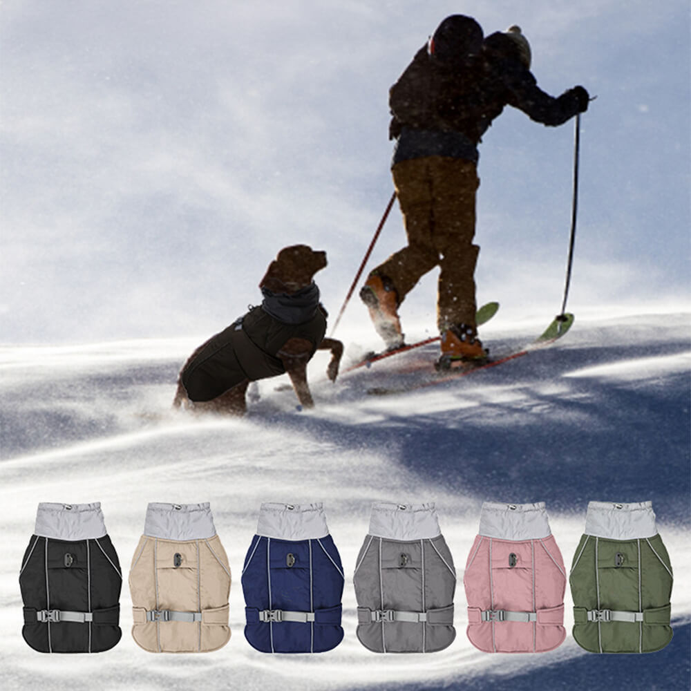 CozyShield Waterproof Dog Jacket - Warm, Reflective, and Windproof Winter Coat