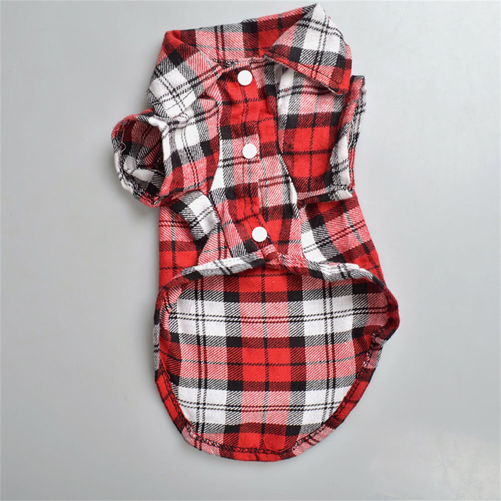 Pawsh Plaid Dog Shirt – Cozy, Stylish & Perfect for Any Occasion