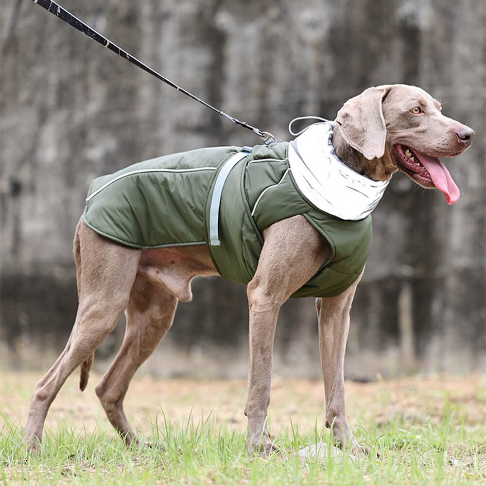 CozyShield Waterproof Dog Jacket - Warm, Reflective, and Windproof Winter Coat