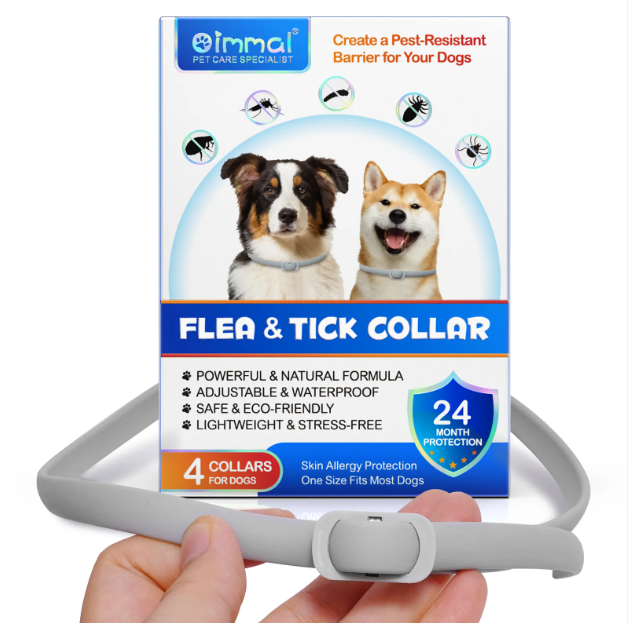 GuardPup Flea & Tick Collar – 24-Month Protection, Waterproof & Adjustable