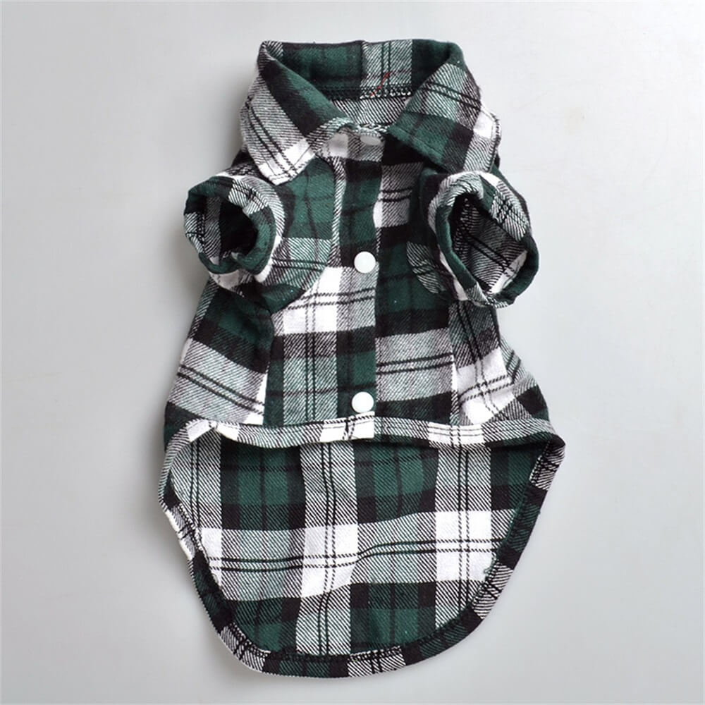 Pawsh Plaid Dog Shirt – Cozy, Stylish & Perfect for Any Occasion