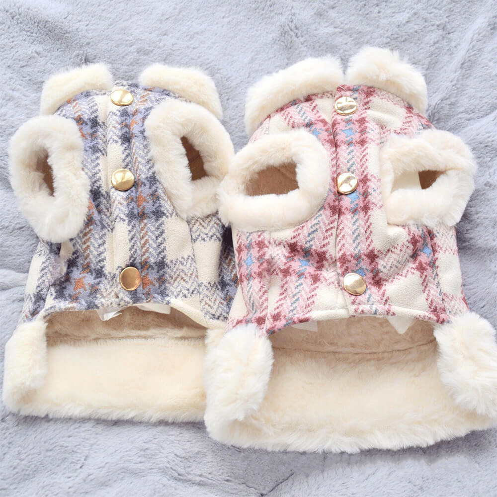 CozyPup Fleece Dog Jacket – Warm & Stylish Winter Wear