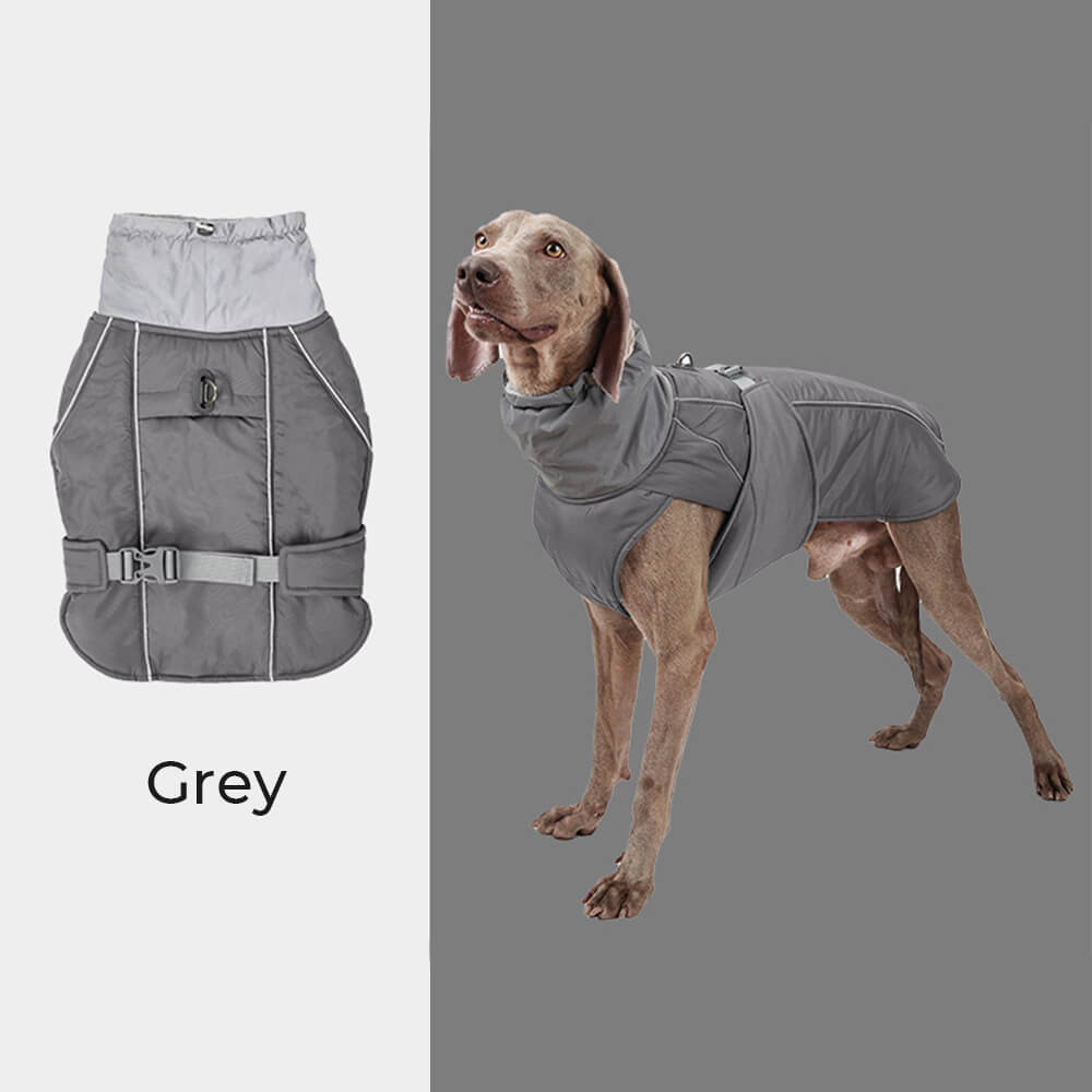 CozyShield Waterproof Dog Jacket - Warm, Reflective, and Windproof Winter Coat