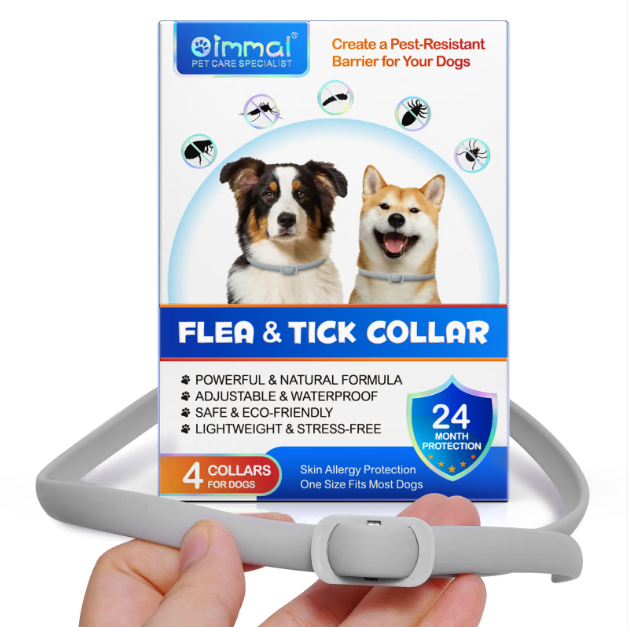 GuardPup Flea & Tick Collar – 24-Month Protection, Waterproof & Adjustable