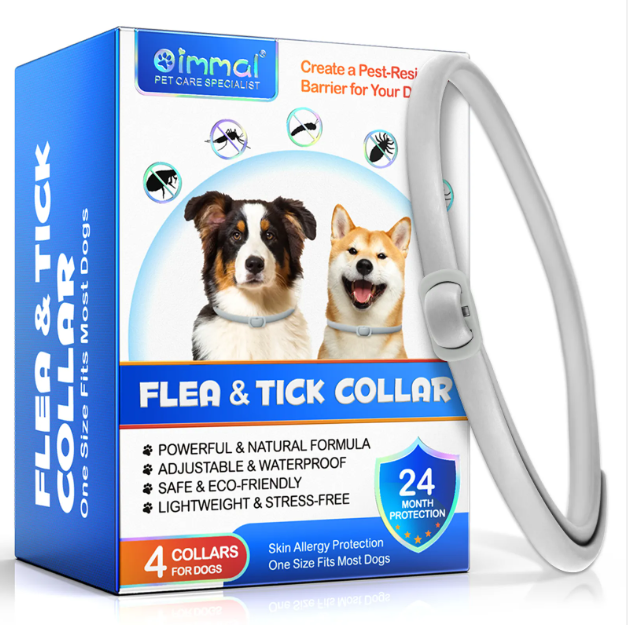 GuardPup Flea & Tick Collar – 24-Month Protection, Waterproof & Adjustable