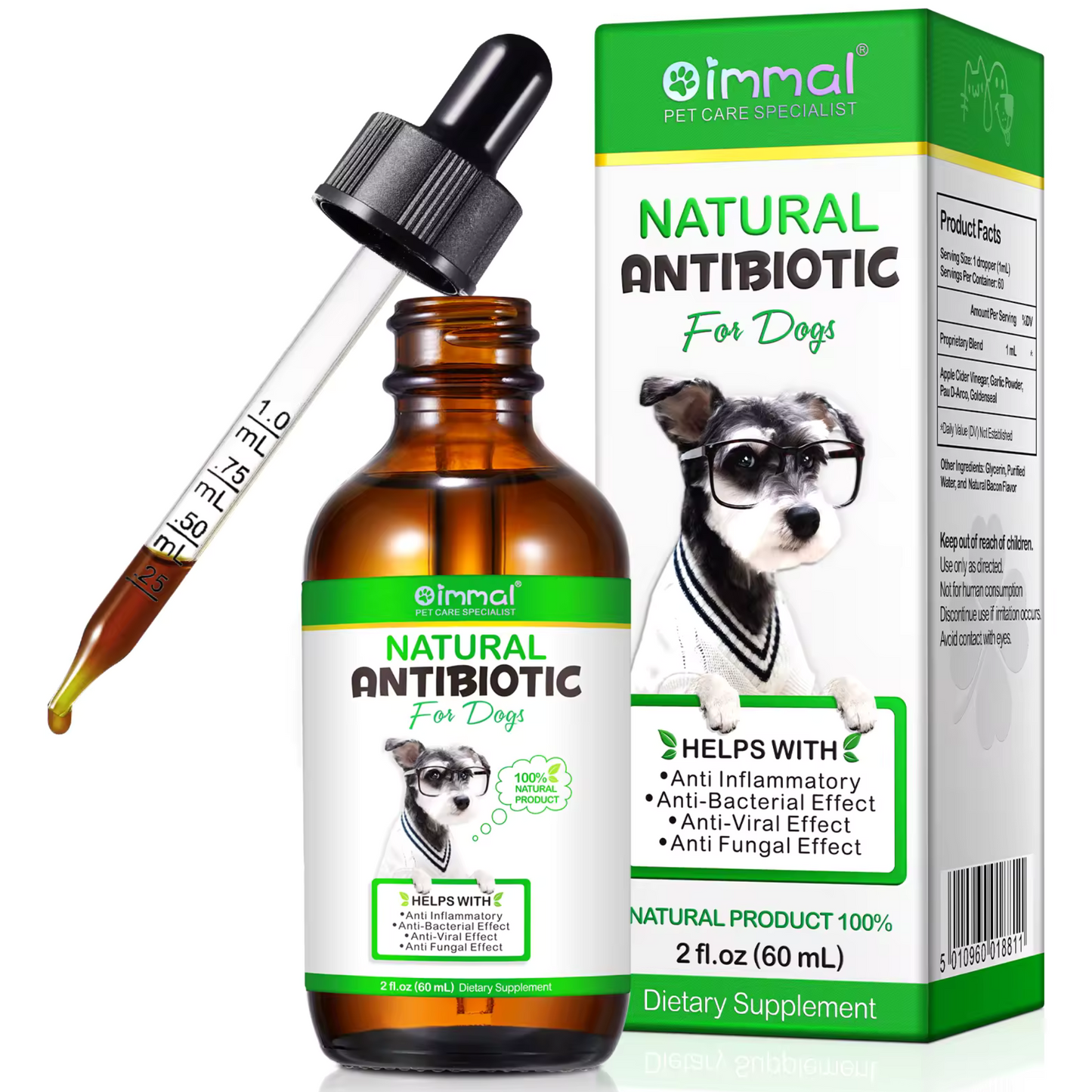 PawGuard Natural Dog Antibiotic Drops – Immune & Infection Support