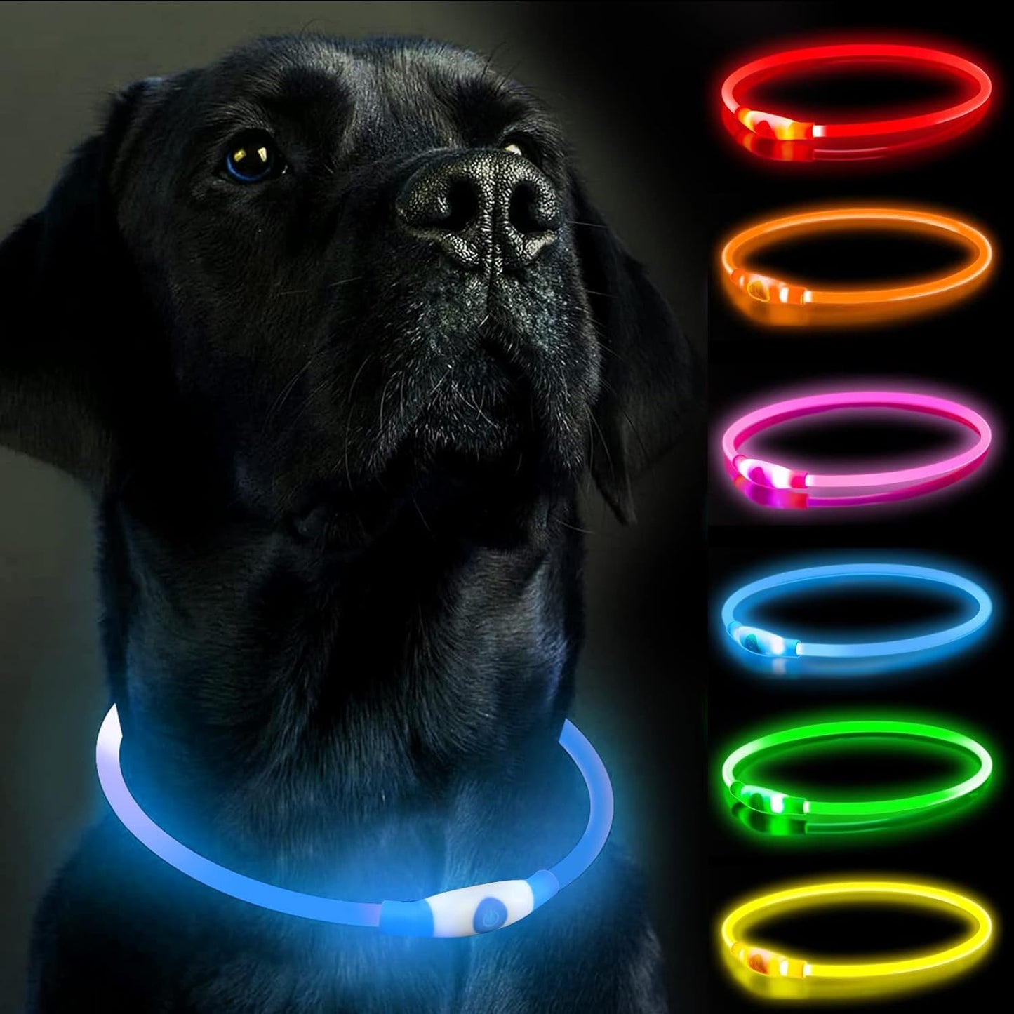 GlowGuard LED Dog Collar