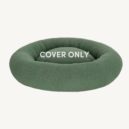 CozyPaws Luxe Bouclé Dog Bed Cover – Stylish, Washable & Ultra-Soft