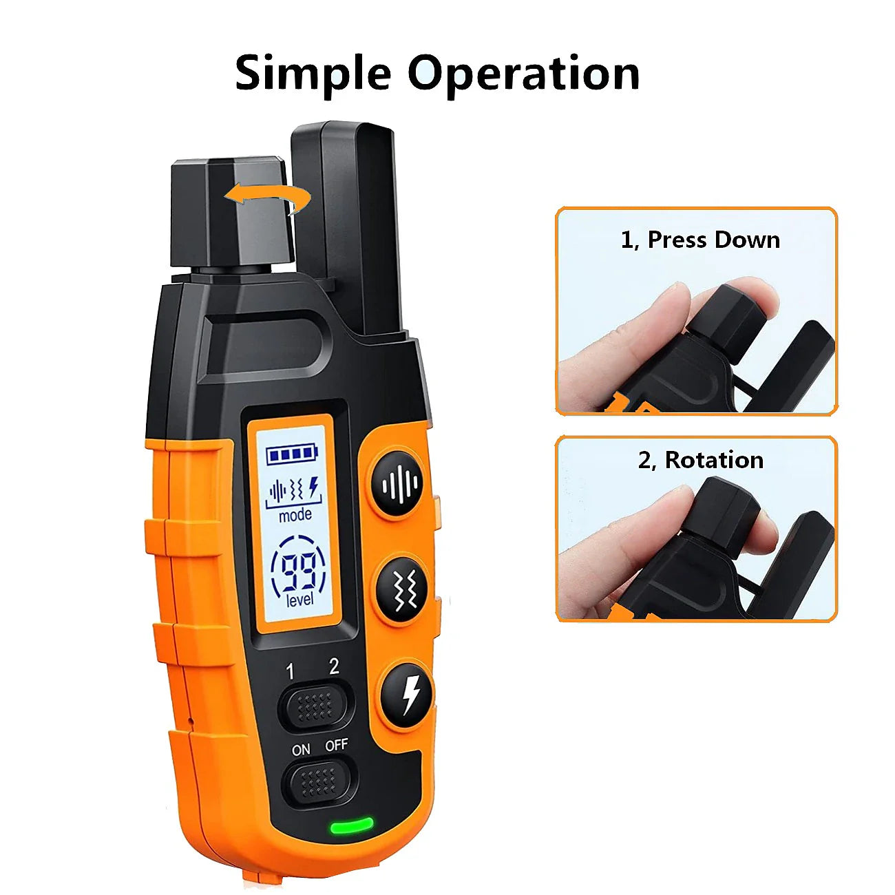 Pawsitive Trainer 1000m Dog Training Collar with Remote