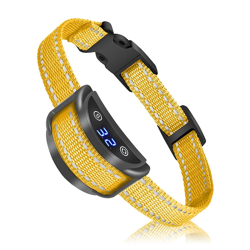 PawQuiet Adjustable Anti-Bark Dog Collar – Safe, Humane & Waterproof