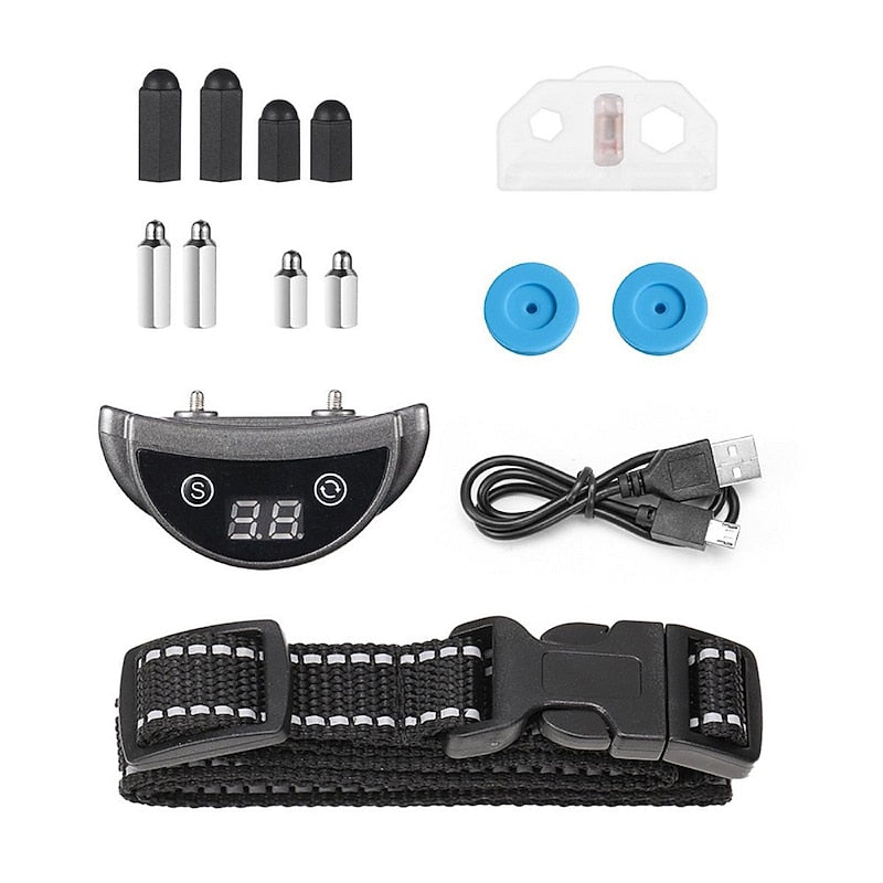 PawQuiet Adjustable Anti-Bark Dog Collar – Safe, Humane & Waterproof