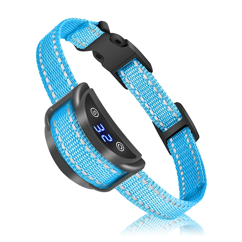 PawQuiet Adjustable Anti-Bark Dog Collar – Safe, Humane & Waterproof