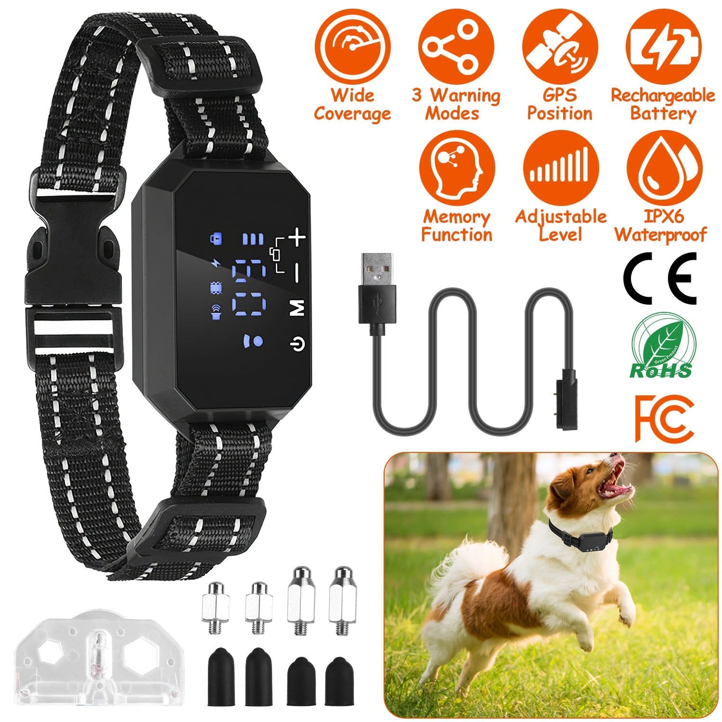 PupGuardian GPS Wireless Dog Fence – Safe & Secure Freedom for Your Dog