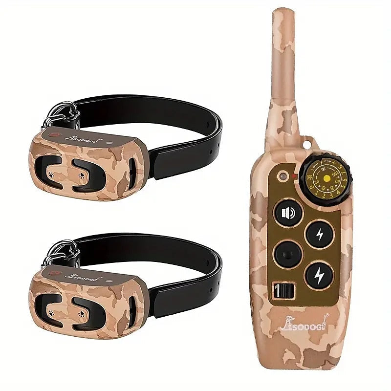 K9Trek Tactical Dog Training Collar – Remote & Auto Anti-Bark Mode