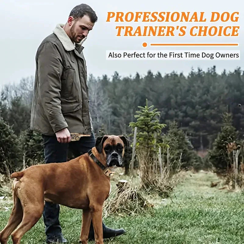 K9Trek Tactical Dog Training Collar – Remote & Auto Anti-Bark Mode