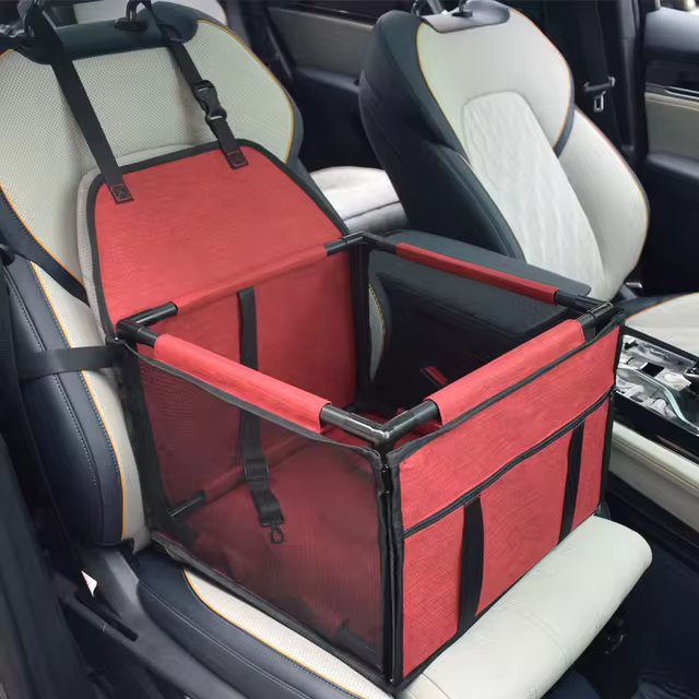 PawGuard Elevated Dog Car Seat – Secure & Comfortable Travel for Small Dogs