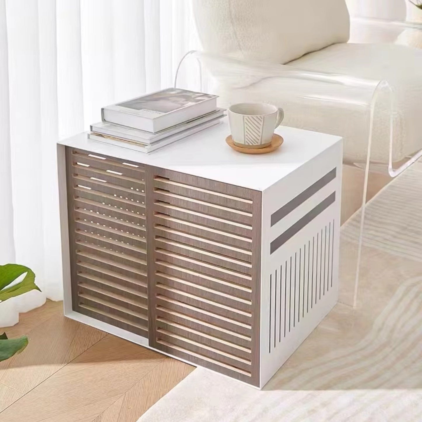 PawHaven Modern Wooden Dog Crate – Stylish & Cozy Indoor Kennel