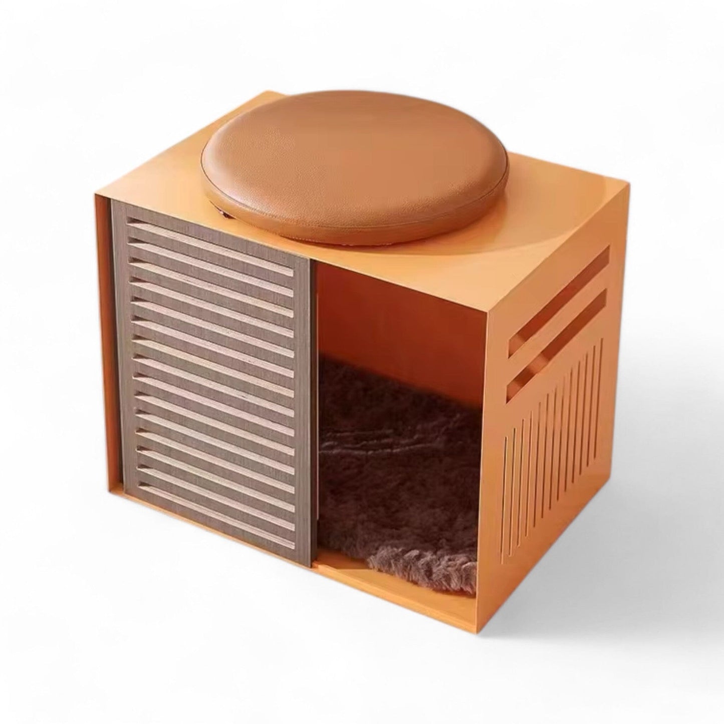 PawHaven Modern Wooden Dog Crate – Stylish & Cozy Indoor Kennel