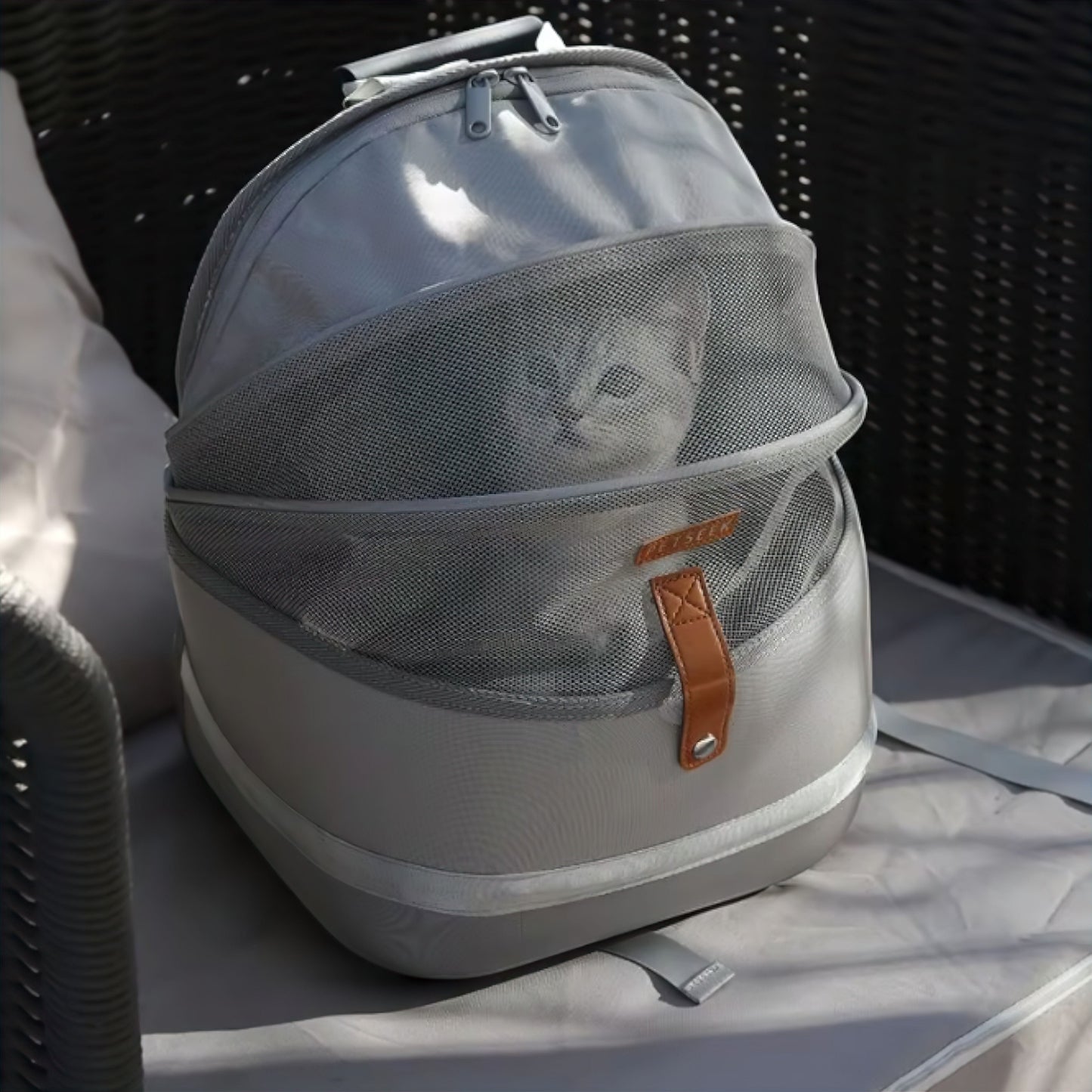 Pawfect Adventure Carrier – Foldable, Anti-Scratch Pet Backpack