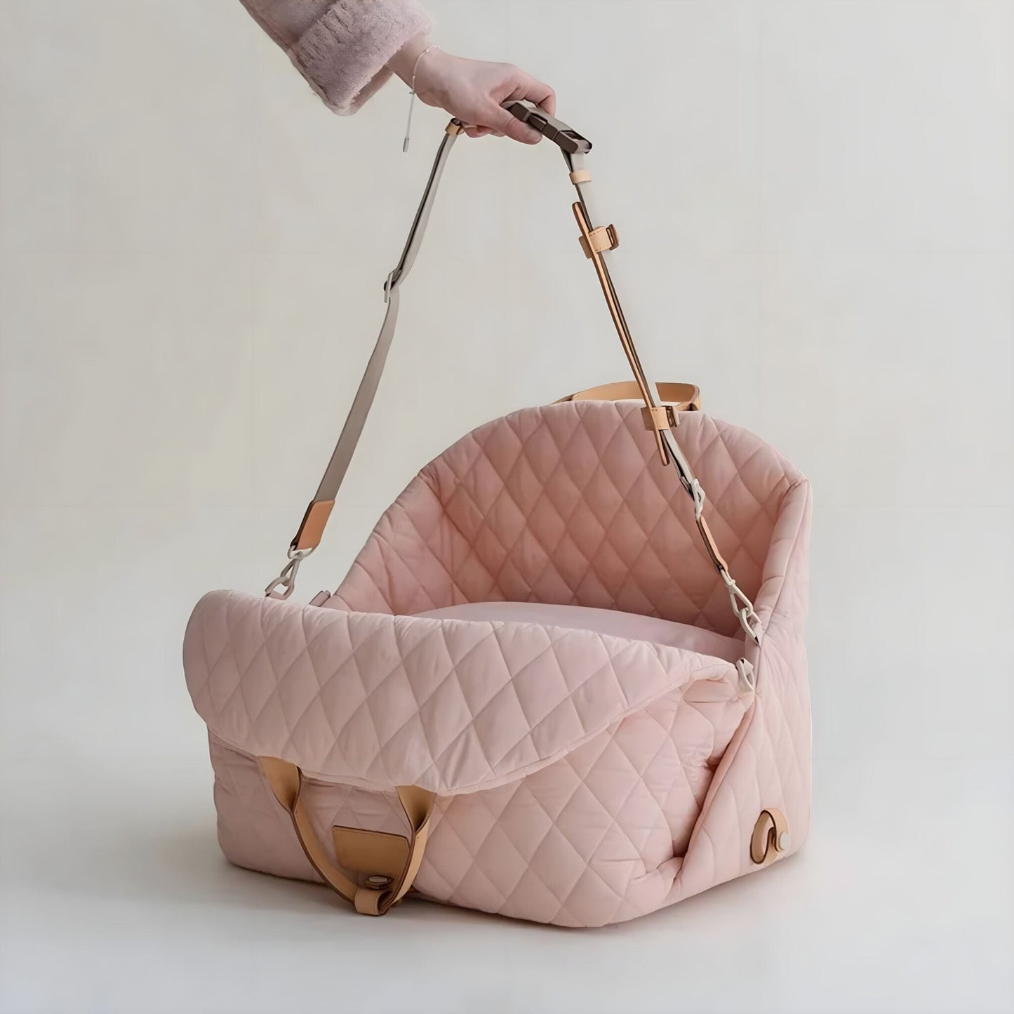 Pawfect Travel Carrier – Stylish and Comfortable Pet Tote for On-the-Go Adventures