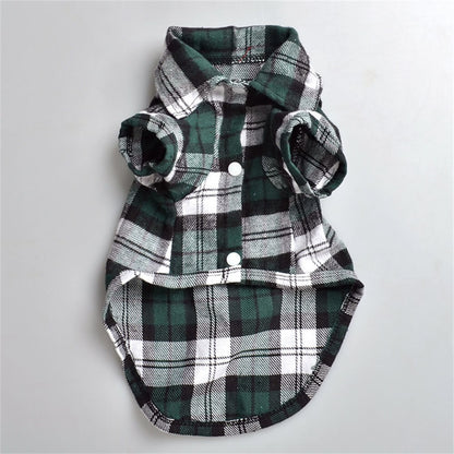 Pawsh Plaid Dog Shirt – Cozy, Stylish & Perfect for Any Occasion