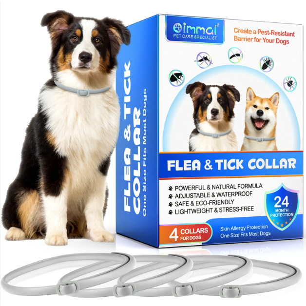 GuardPup Flea & Tick Collar – 24-Month Protection, Waterproof & Adjustable