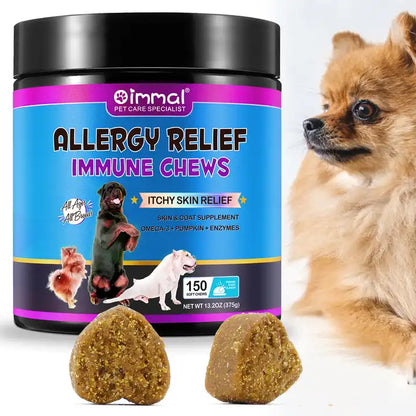 PawfectShield™ Allergy & Immune Chews – Itch Relief & Immune Support for Dogs