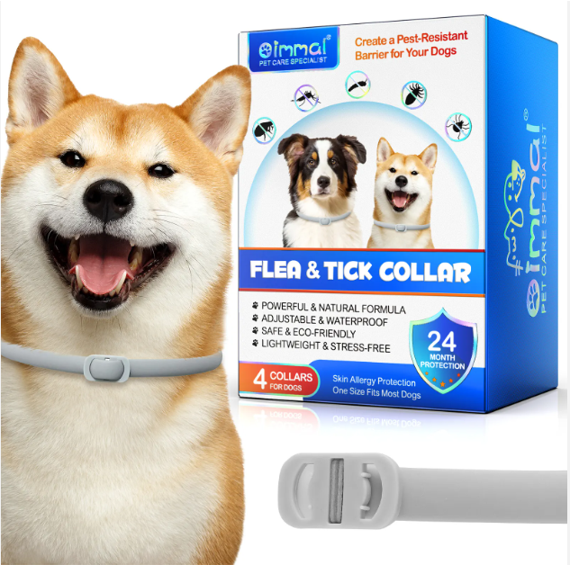 GuardPup Flea & Tick Collar – 24-Month Protection, Waterproof & Adjustable