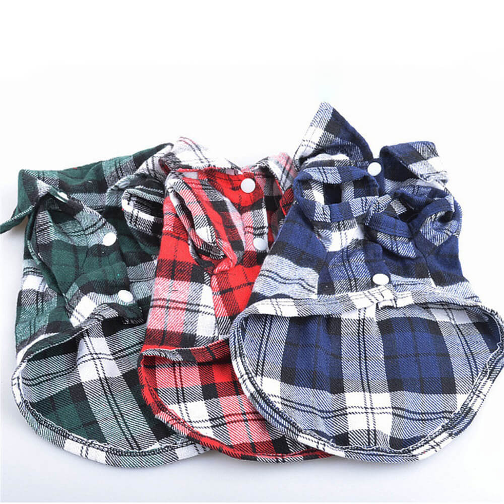 Pawsh Plaid Dog Shirt – Cozy, Stylish & Perfect for Any Occasion