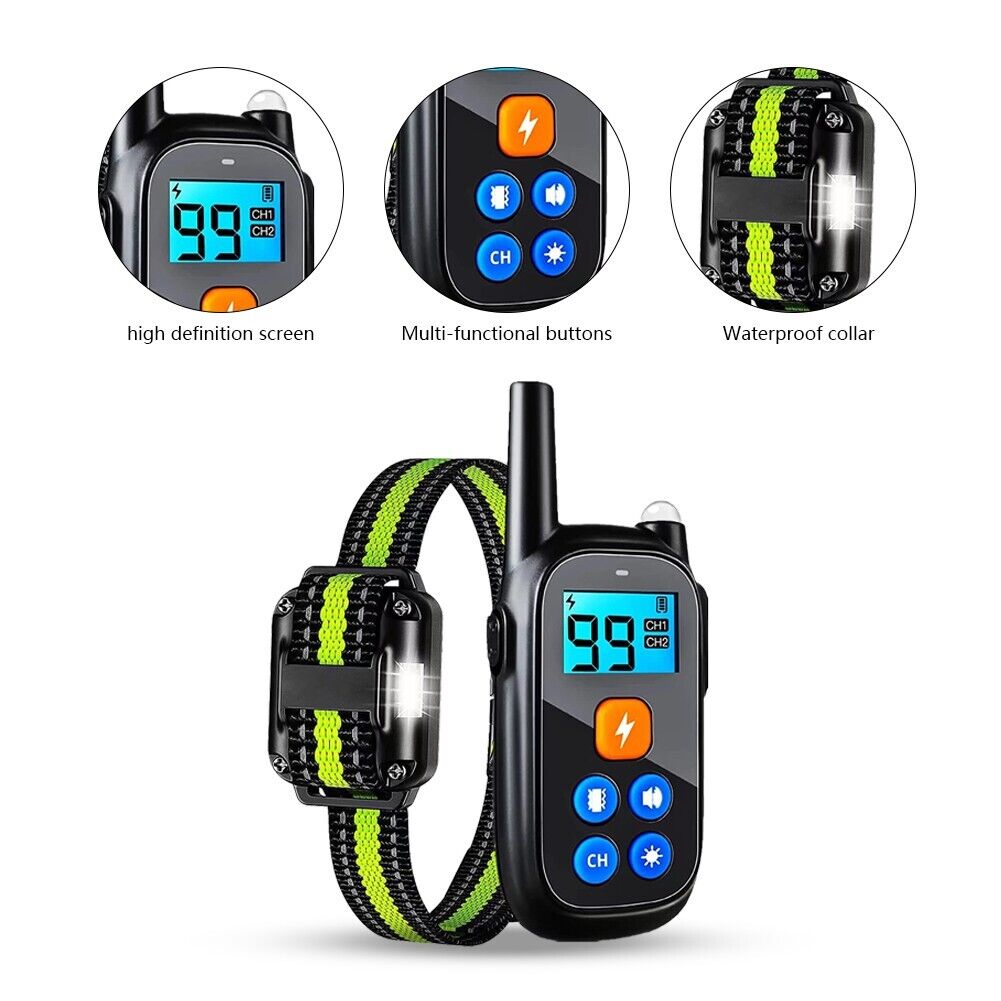 BarkMaster Pro: Advanced Dog Training E-Collar with Remote