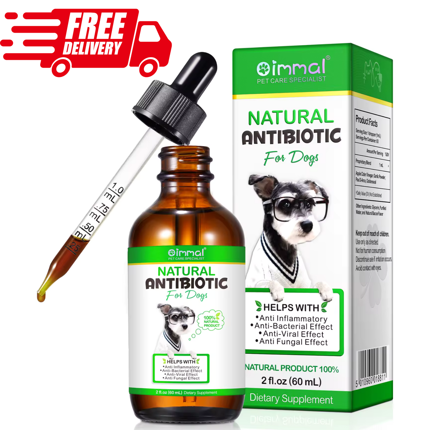 PawGuard™ Natural Dog Antibiotic Drops – Immune & Infection Support