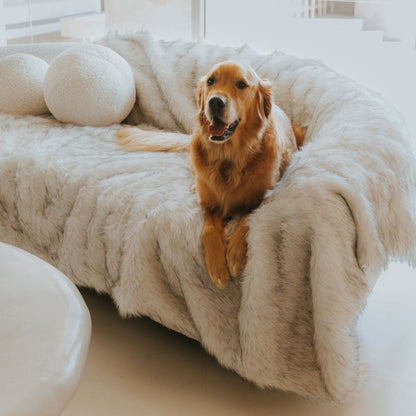 PawLuxe™ Deluxe Dog Throw – Ultra-Soft, Stylish & Protective Pet Blanket