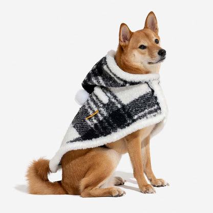 CozyBond™ Matching Plaid Poncho – Stylish Warmth for You & Your Pup