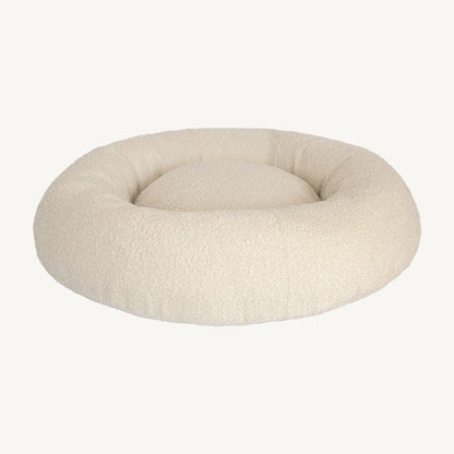 CozyPaws™ Luxe Bouclé Dog Bed – Ultra-Soft, Stylish & Calming