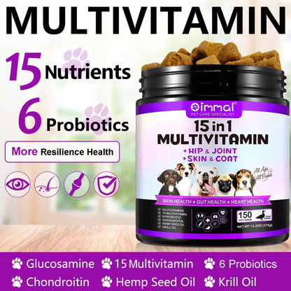 VitalPup Multivitamin Chews – Daily Health Boost for Dogs