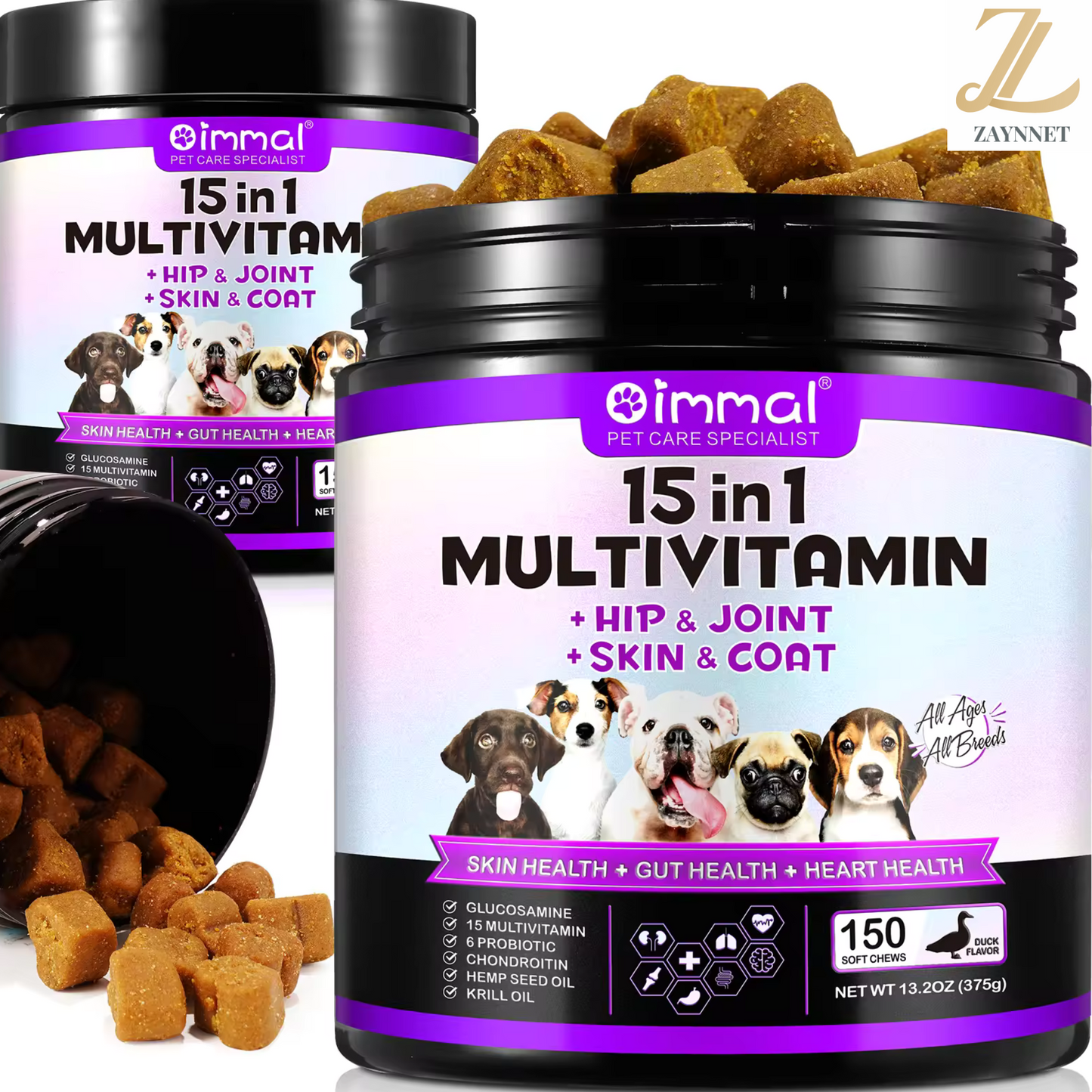 VitalPup Multivitamin Chews – Daily Health Boost for Dogs