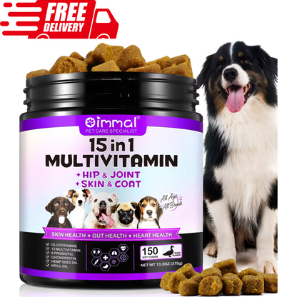 VitalPup Multivitamin Chews – Daily Health Boost for Dogs