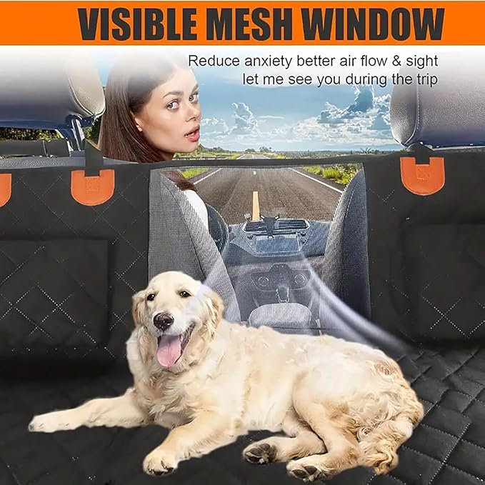 Pawsafe™ Premium Hard Bottom Dog Car Seat Cover – Waterproof & Scratch-Resistant