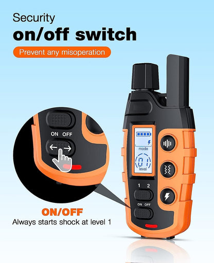 Pawsitive Trainer 1000m Dog Training Collar with Remote