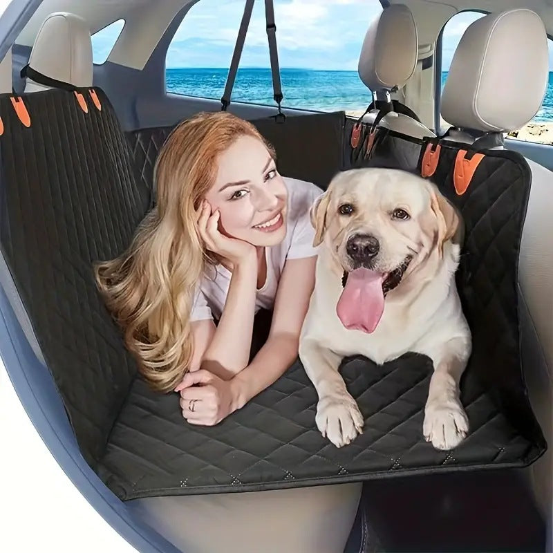 Pawsafe™ Premium Hard Bottom Dog Car Seat Cover – Waterproof & Scratch-Resistant