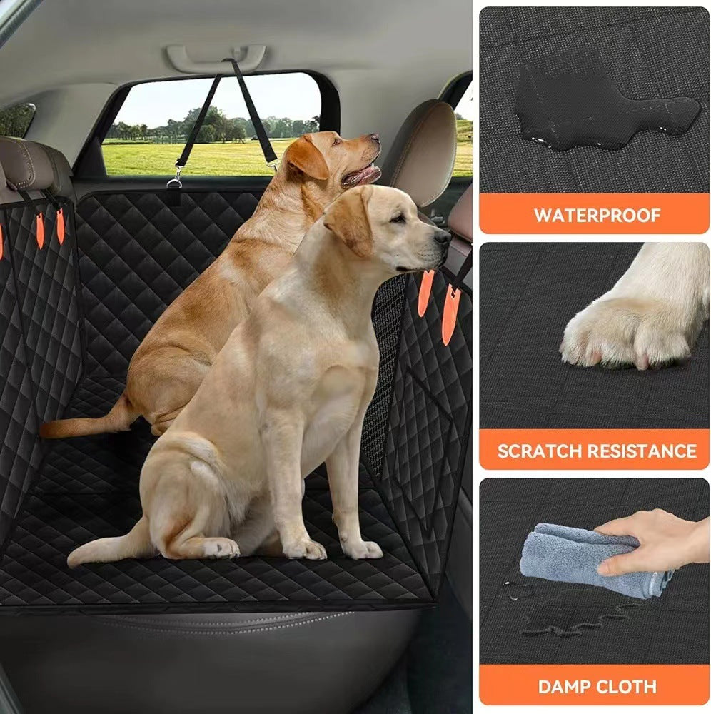 Pawsafe™ Premium Hard Bottom Dog Car Seat Cover – Waterproof & Scratch-Resistant