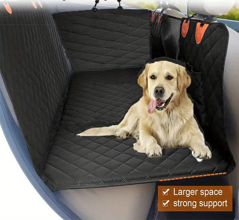 Pawsafe™ Premium Hard Bottom Dog Car Seat Cover – Waterproof & Scratch-Resistant