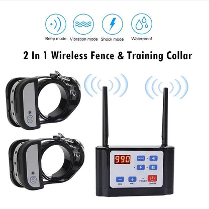 PawGuard Pro: Wireless Dog Fence & Training Collar System