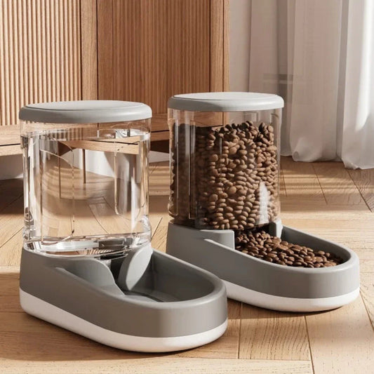 PawPour™ Automatic Pet Water & Food Dispenser – 3.8L Large Capacity