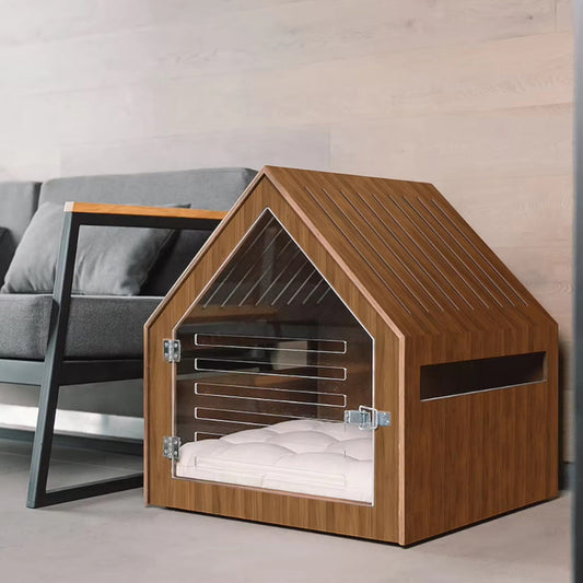 WoofWood - Modern Wooden Dog House for Stylish Comfort