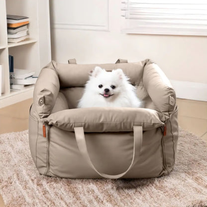 Pawfect Travel Companion: Luxury Dog Car Seat Bed