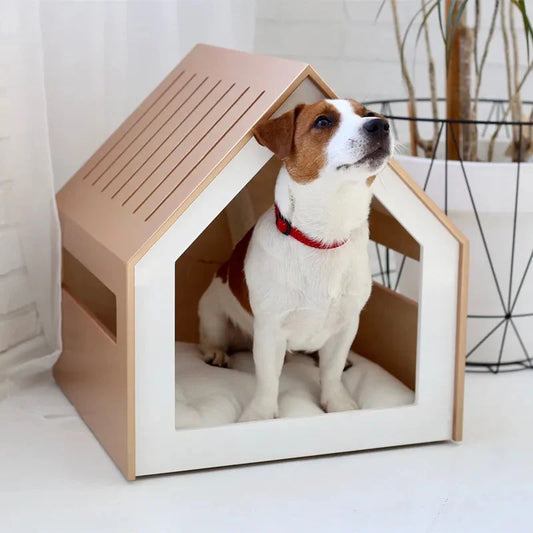 PawHaven™ Luxury Indoor Dog Crate – Stylish, Cozy & Functional Kennel