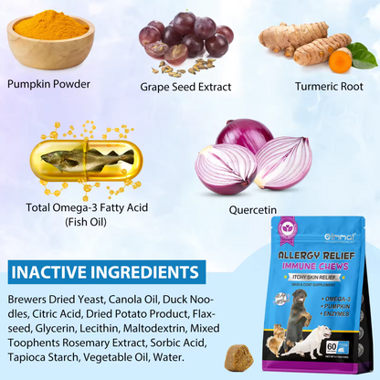 PawfectShield™ Allergy & Immune Chews – Itch Relief & Immune Support for Dogs