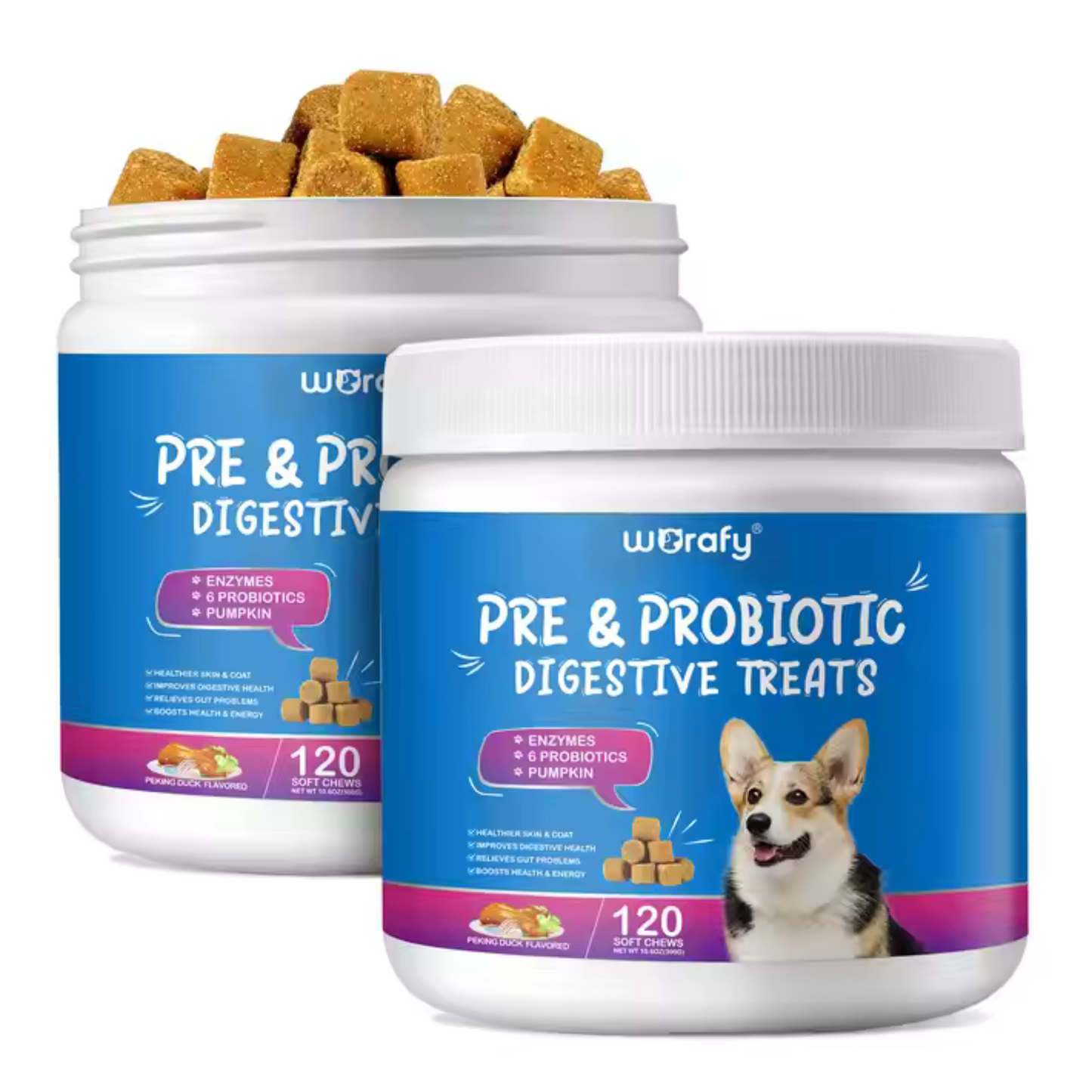 GutGuard™ Daily Probiotic Chews – Advanced Digestive & Gut Health Support for Dogs