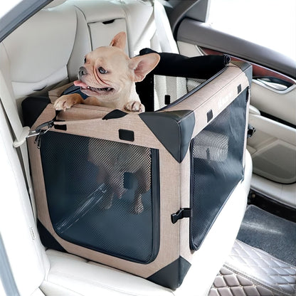 BreezeGuard – The Ultimate Pet Travel Car Seat